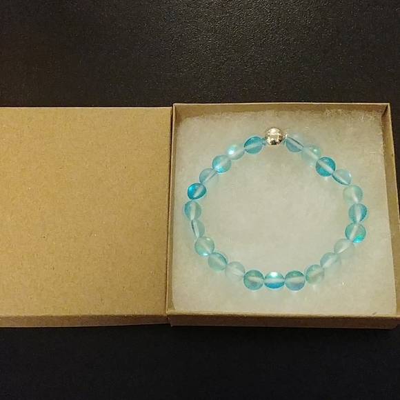 Horizon Blue Moonstone Bracelet - Picture 6 of 8